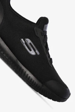 Skechers Work Women's Squad SR Athletic Slip On Shoes 11 Skechers Work Women's Squad SR Athletic Slip On Shoes -Cherokee Shop SKE77222 BLACK 4 HV