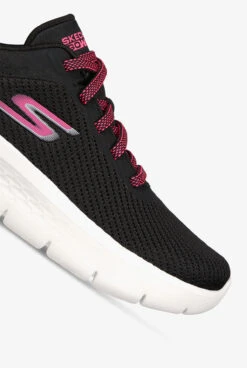 Skechers Performance Women's Go Walk Flex Alani Black Athletic Lace Up Nursing Shoes -Cherokee Shop SKP124952BK 092023 BLACK 3 HV