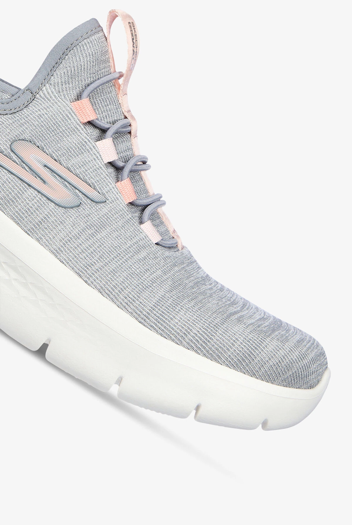 Skechers Performance Women's Go Walk Flex Lucy Gray Athletic Lace Up Nursing Shoes 5 Skechers Performance Women's Go Walk Flex Lucy Gray Athletic Lace Up Nursing Shoes - Image 3