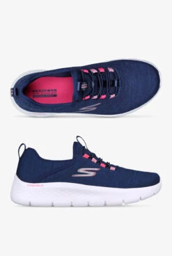 Skechers Performance Women's Go Walk Flex Lucy Navy Athletic Lace Up Nursing Shoes