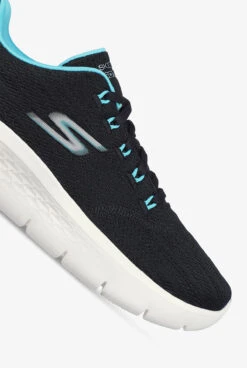 Skechers Performance Women's Go Walk Flex Striking Look Black Athletic Lace Up Nursing Shoes -Cherokee Shop SKP124960BK 101223 BLACK 3 HV