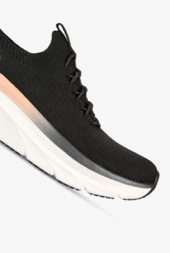 Skechers Sport Women's D'Lux Walker Let It Glow Black Athletic Lace Up Nursing Shoes 8 Skechers Sport Women's D'Lux Walker Let It Glow Black Athletic Lace Up Nursing Shoes -Cherokee Shop SKS149366BK 092123 BLACK 3 HV