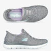 Skechers Sport Women's Summits Dazziling Haze Gray Slip-Ins Athletic Nursing Shoes