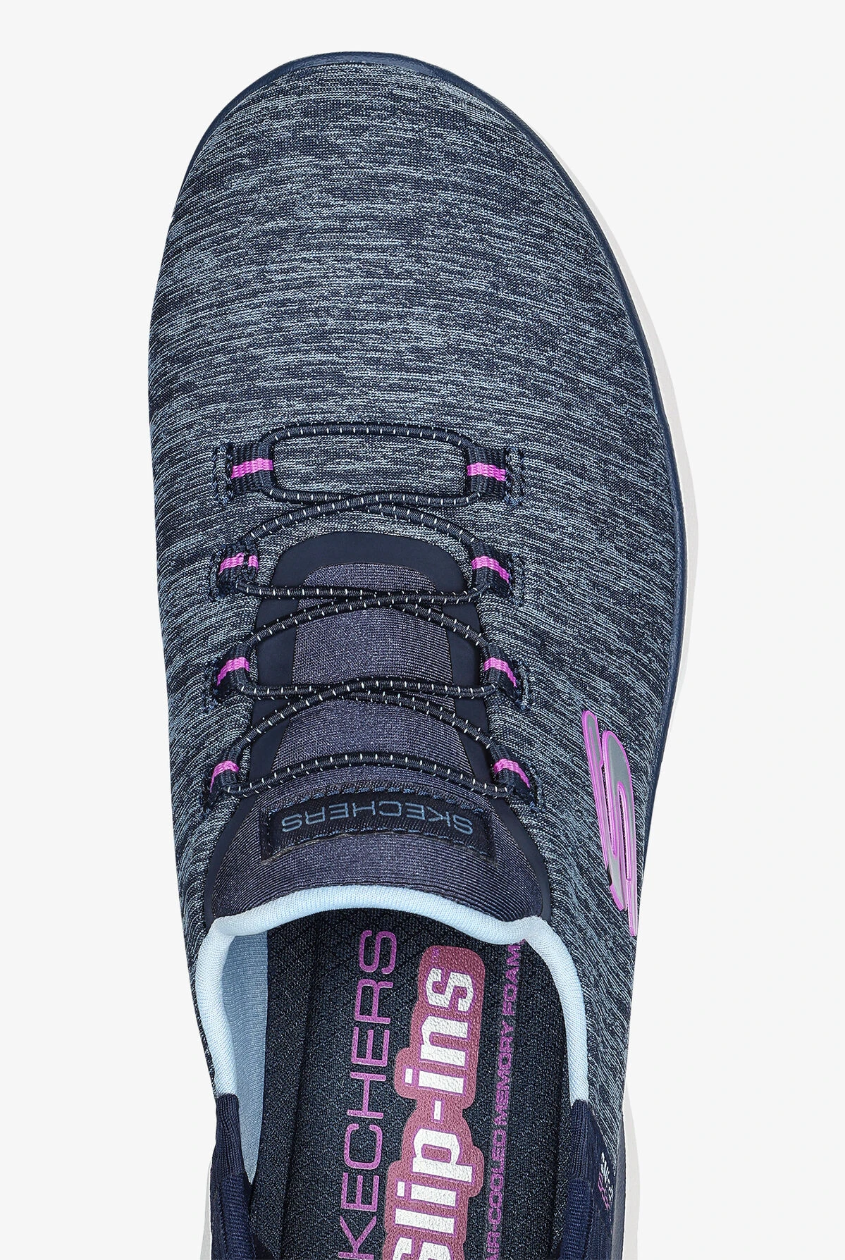Skechers Sport Women's Summits Dazziling Haze Navy Slip-Ins Athletic Nursing Shoes 4 Skechers Sport Women's Summits Dazziling Haze Navy Slip-Ins Athletic Nursing Shoes - Image 2