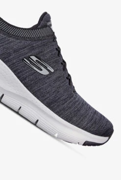 Skechers Sport Men's Arch Fit Waveport Black Athletic Slip On Nursing Shoes -Cherokee Shop SKS232301BK BLACK 3 HV