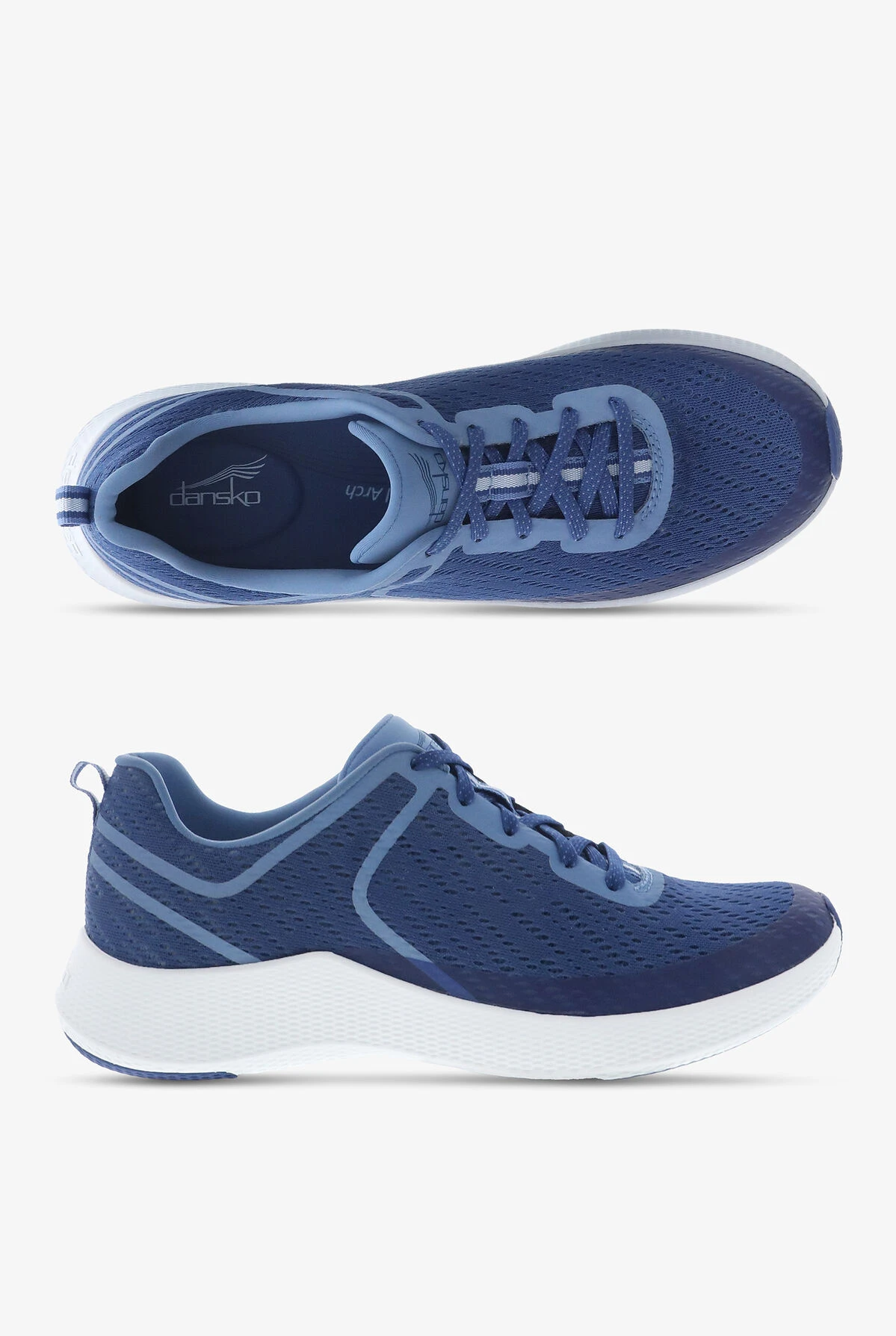 Dansko Sky Women's Blue Athletic Lace Up Nursing Shoes 3 Dansko Sky Women's Blue Athletic Lace Up Nursing Shoes