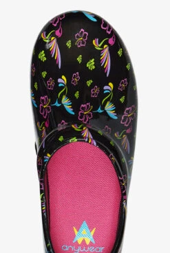 Anywear Women's SR Angel Tropical Hummingbirds Nursing Clogs 7 Anywear Women's SR Angel Tropical Hummingbirds Nursing Clogs -Cherokee Shop SRANTRHU 2