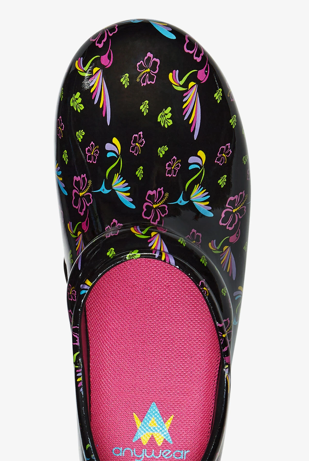 Anywear Women's SR Angel Tropical Hummingbirds Nursing Clogs 4 Anywear Women's SR Angel Tropical Hummingbirds Nursing Clogs - Image 2