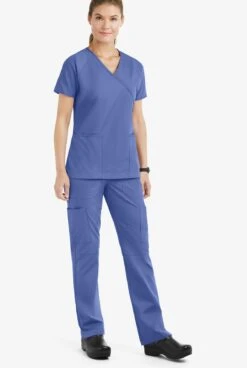 Strictly Scrubs Women's 8 - Pocket Cargo Scrub Set -Cherokee Shop SS669944 CEIL 2 HV