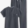Strictly Scrubs Unisex 4-Pocket Reversible Scrub Set -Cherokee Shop SS715765 PEWTE 1 S