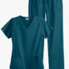 Strictly Scrubs STRETCH Women's 4-Pocket Scrub Set 1 Strictly Scrubs STRETCH Women's 4-Pocket Scrub Set -Cherokee Shop SSS620 CARIB 1