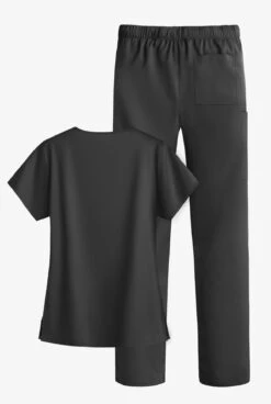 Strictly Scrubs STRETCH Women's 4-Pocket Scrub Set - Petite -Cherokee Shop SSS620 PEWTE 4
