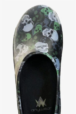 Anywear Unisex Streak Skulls Slip On Shoes -Cherokee Shop STRSKULL 2