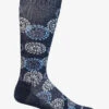 Sockwell Block Print Denim Women's 15-20mmHg Moderate Compression Socks -Cherokee Shop SW157W650 DENIM 1 S