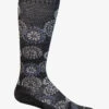 Sockwell Block Print Charcoal Women's 15-20mmHg Moderate Compression Socks 2 Sockwell Block Print Charcoal Women's 15-20mmHg Moderate Compression Socks -Cherokee Shop SW157W850 CHARC 1 S