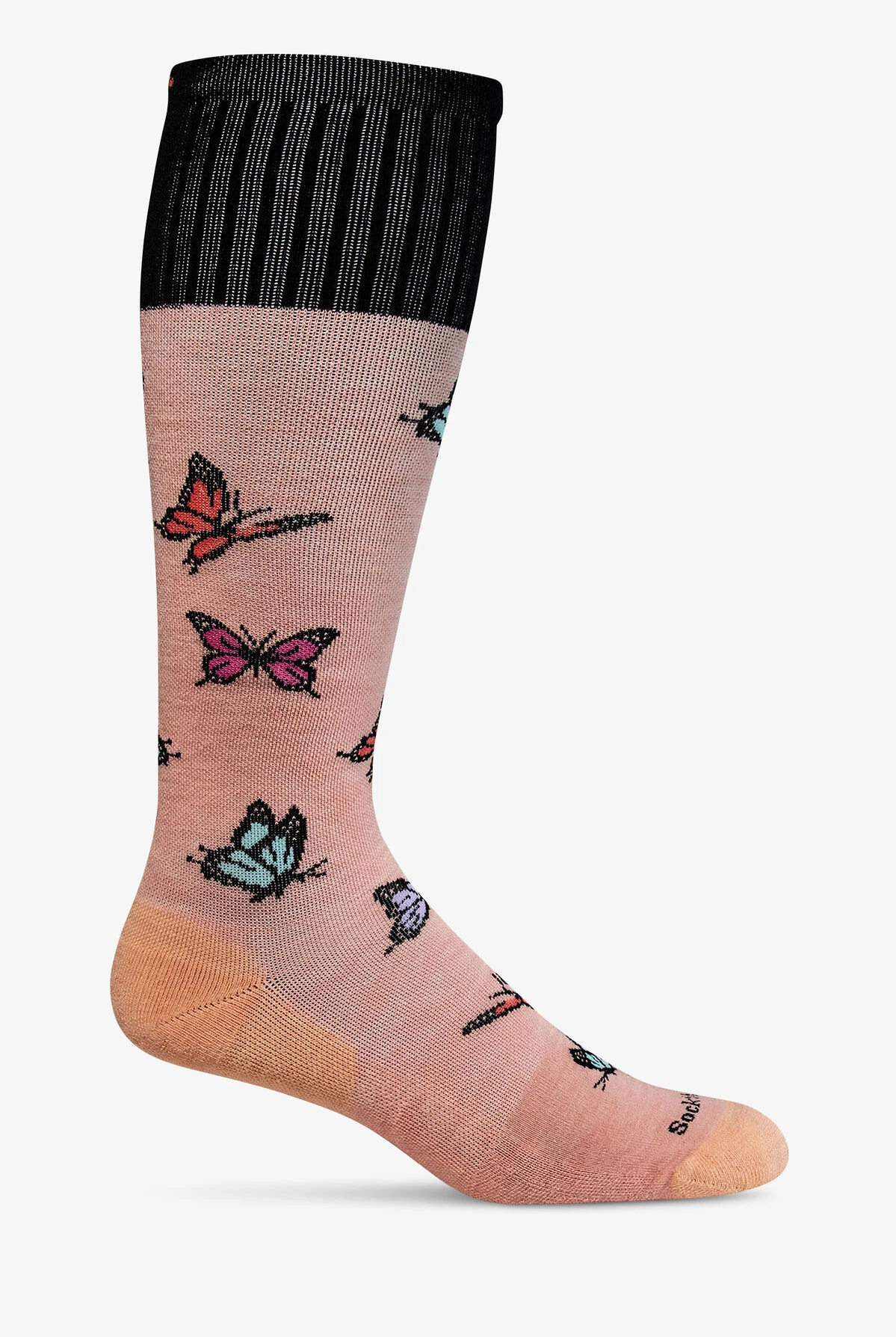 Sockwell Flutter Peach Women's 20-30 MmHg Firm Compression Socks 3 Sockwell Flutter Peach Women's 20-30 MmHg Firm Compression Socks