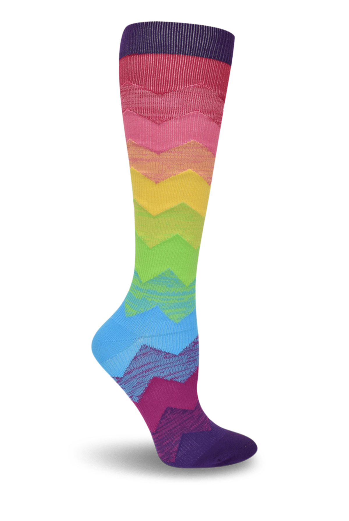 Think Medical Rainbow Fashion Women's 10-14 MmHg Light Compression Socks 3 Think Medical Rainbow Fashion Women's 10-14 MmHg Light Compression Socks