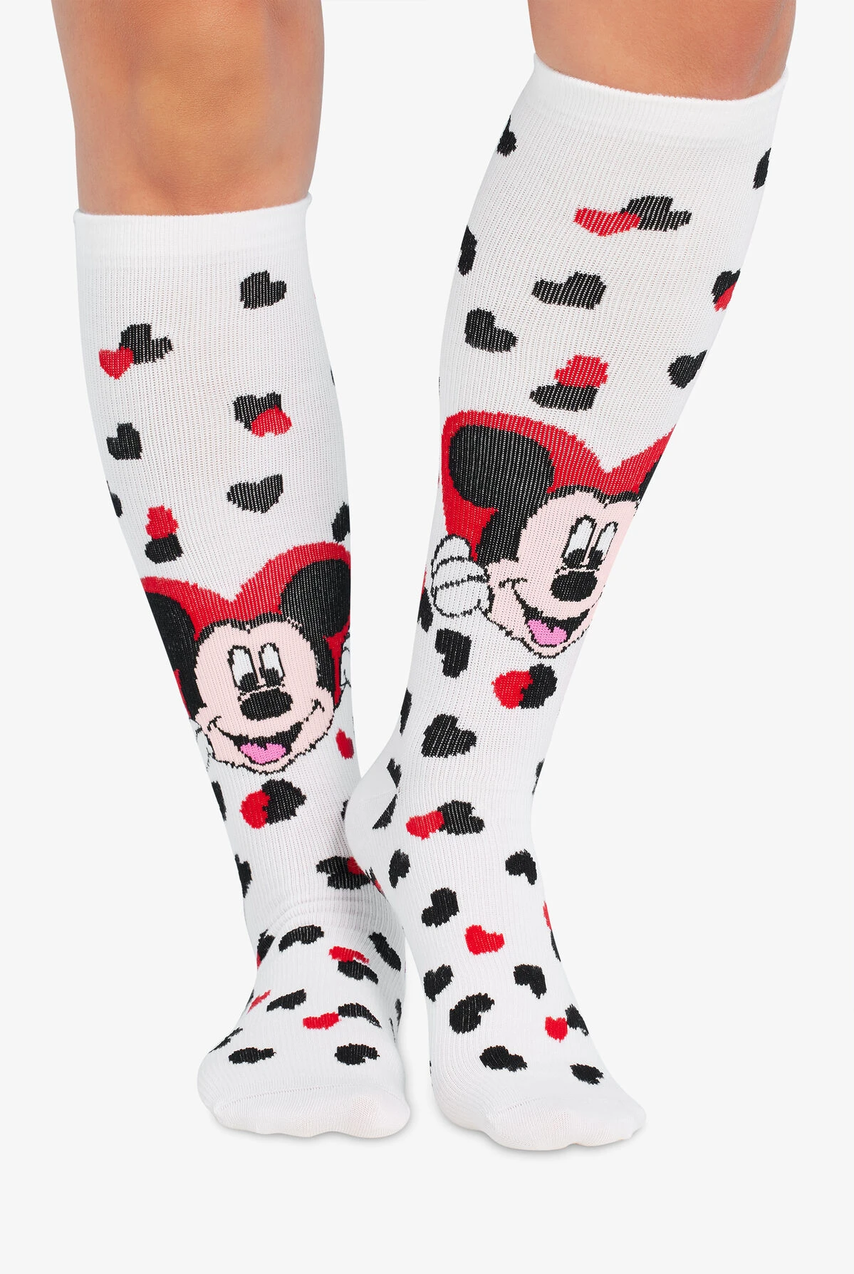 Cherokee Tooniforms All My Heart Women's 10-15 MmHg Light Compression Socks 3 Cherokee Tooniforms All My Heart Women's 10-15 MmHg Light Compression Socks