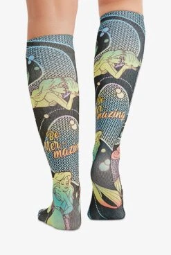 Cherokee Tooniforms Amazing Ariel Women's 8-15 MmHg Light Compression Socks 5 Cherokee Tooniforms Amazing Ariel Women's 8-15 MmHg Light Compression Socks -Cherokee Shop TNAMARIE 092523 2 HV