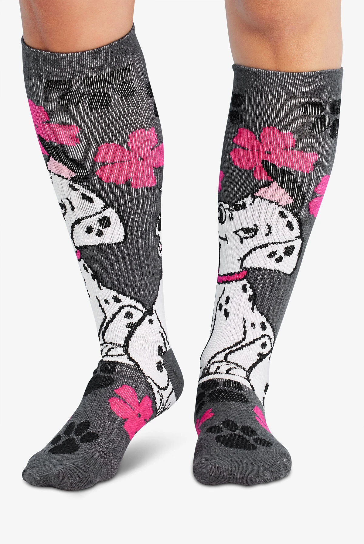 Cherokee Tooniforms Paws For Puppies Women's 10-15 MmHg Light Compression Socks 3 Cherokee Tooniforms Paws For Puppies Women's 10-15 MmHg Light Compression Socks