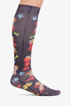 Cherokee Tooniforms Fur Ever Friends Women's 8-15 MmHg Light Compression Socks -Cherokee Shop TNSWFRE 3