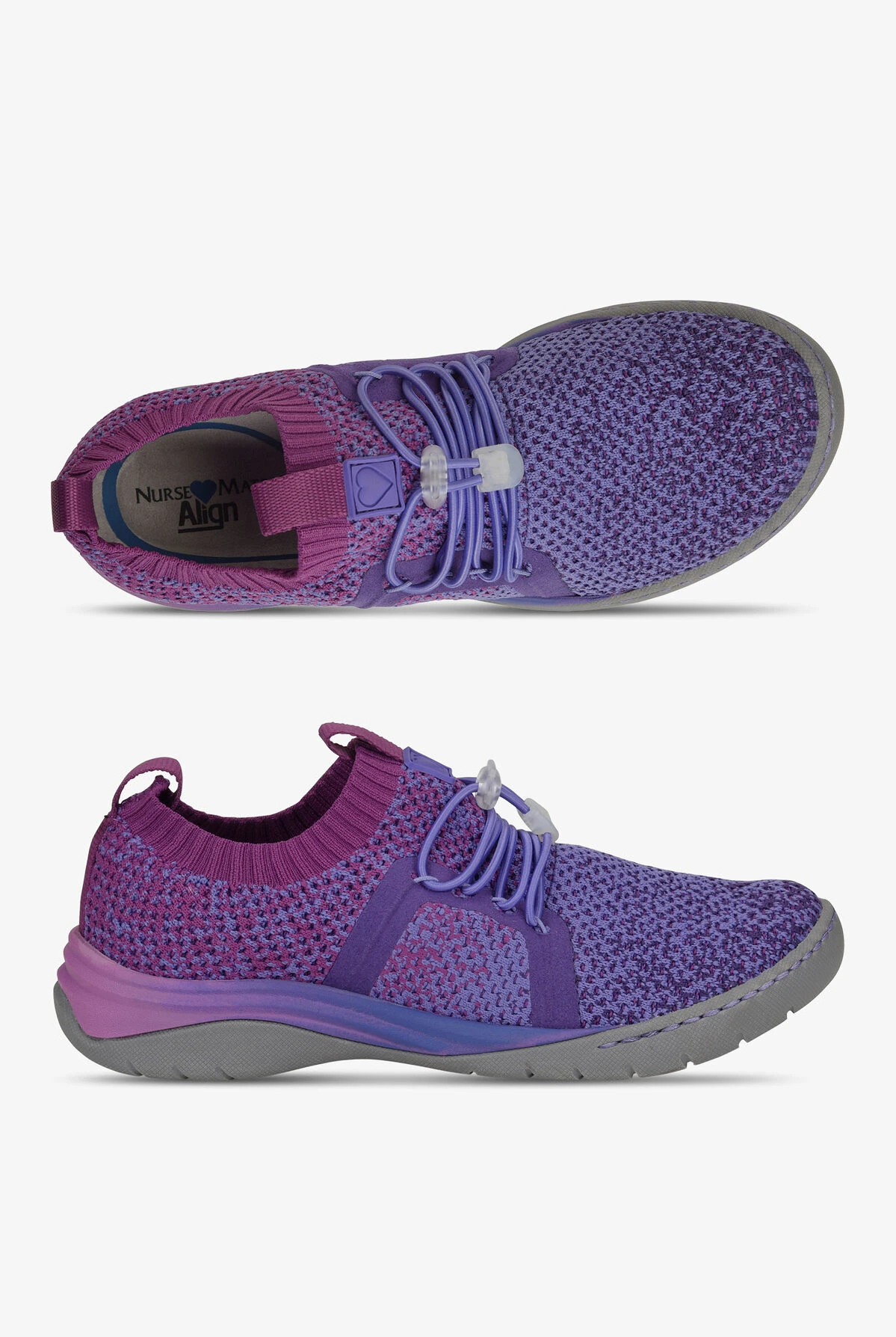 Align™ Women's Torri Purple Athletic Slip On Nursing Shoes 3 Align™ Women's Torri Purple Athletic Slip On Nursing Shoes