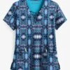 Easy STRETCH By Butter-Soft™ Whispering Ikat Onyx Black Printed Women's 4-Pocket V-Neck Scrub Top 1 Easy STRETCH By Butter-Soft™ Whispering Ikat Onyx Black Printed Women's 4-Pocket V-Neck Scrub Top -Cherokee Shop TS222WIO 1