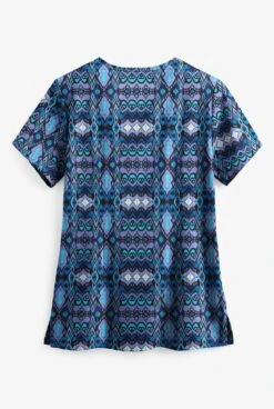 Easy STRETCH By Butter-Soft™ Whispering Ikat Onyx Black Printed Women's 4-Pocket V-Neck Scrub Top 5 Easy STRETCH By Butter-Soft™ Whispering Ikat Onyx Black Printed Women's 4-Pocket V-Neck Scrub Top -Cherokee Shop TS222WIO 2