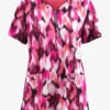 Easy Stretch By Butter-Soft Love Garden Onyx Women's 4-Pocket Zip Curved Neck Printed Scrub Top 1 Easy Stretch By Butter-Soft Love Garden Onyx Women's 4-Pocket Zip Curved Neck Printed Scrub Top -Cherokee Shop TS4236LGBL 1