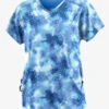 Easy Stretch By Butter-Soft Osaka Tie-Dye Cerulean Women's 2-Pocket V Neck Dolman Printed Scrub Top 2 Easy Stretch By Butter-Soft Osaka Tie-Dye Cerulean Women's 2-Pocket V Neck Dolman Printed Scrub Top -Cherokee Shop TS4237OTCR 1