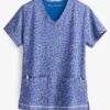Easy STRETCH By Butter-Soft™ Ornamental Women's 2-Pocket V-Neck Print Scrub Top 2 Easy STRETCH By Butter-Soft™ Ornamental Women's 2-Pocket V-Neck Print Scrub Top -Cherokee Shop TS434CEO 1