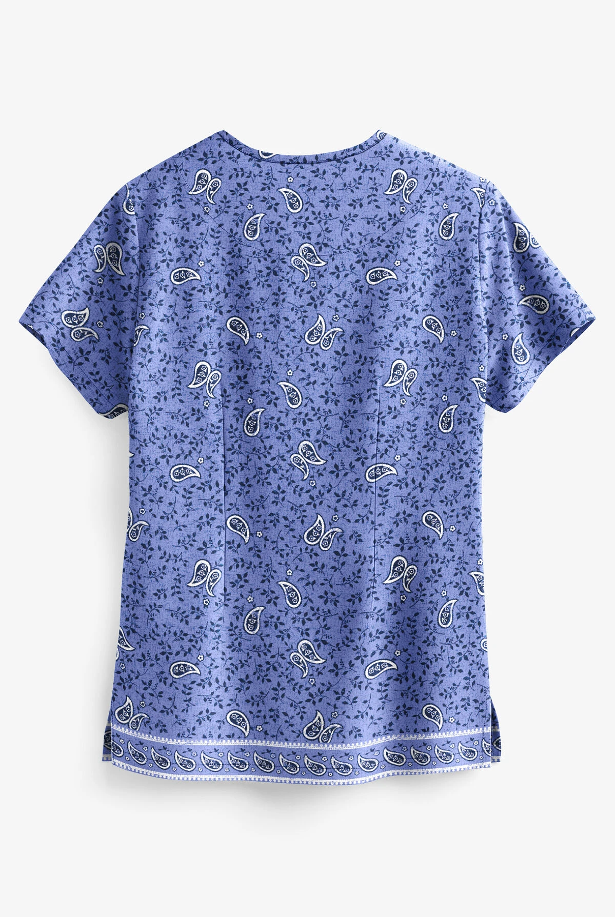 Easy STRETCH By Butter-Soft™ Ornamental Women's 2-Pocket V-Neck Print Scrub Top 4 Easy STRETCH By Butter-Soft™ Ornamental Women's 2-Pocket V-Neck Print Scrub Top - Image 2