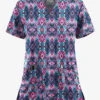 UA Butter-Soft STRETCH Cantik Ikat Women's 2-Pocket V-Neck Printed Scrub Top 1 UA Butter-Soft STRETCH Cantik Ikat Women's 2-Pocket V-Neck Printed Scrub Top -Cherokee Shop TS542CIBL 100523 1