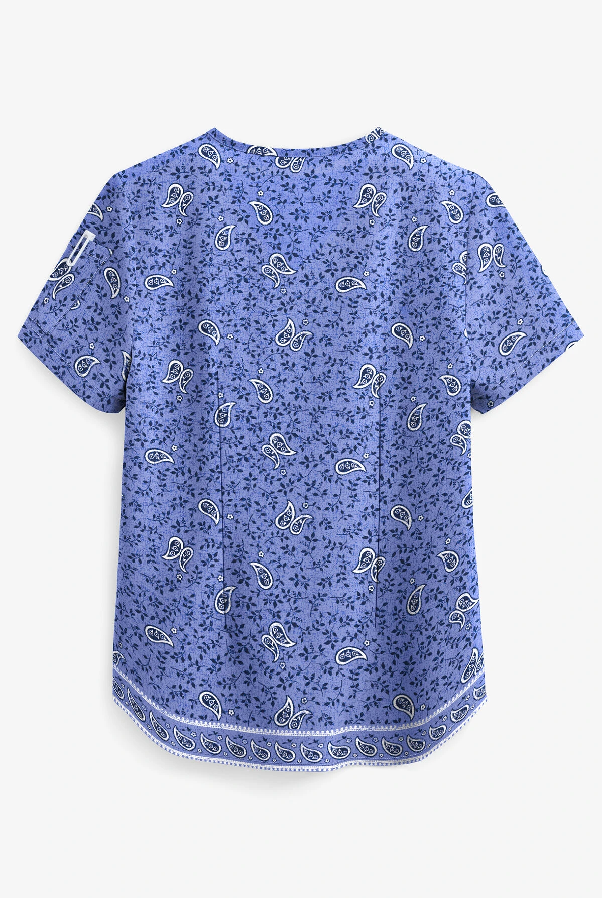 Easy STRETCH By Butter-Soft™ Chloe Ornamental Women's 2-Pocket Tuck-In Print Scrub Top 4 Easy STRETCH By Butter-Soft™ Chloe Ornamental Women's 2-Pocket Tuck-In Print Scrub Top - Image 2