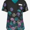Easy STRETCH By Butter-Soft™ Folkloric Floral Women's 3-Pocket V-Neck Tuck-In Printed Scrub Top -Cherokee Shop TS543FFLK 100523 1