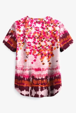 Easy STRETCH By Butter-Soft™ Watercolor Floral Chloe Women's 2-Pocket Tuck-In Print Scrub Top 5 Easy STRETCH By Butter-Soft™ Watercolor Floral Chloe Women's 2-Pocket Tuck-In Print Scrub Top -Cherokee Shop TS543WAE 2