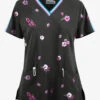 UA Butter-Soft STRETCH Fall Blossom Women's V-Neck 3 Pocket Printed Scrub Top 1 UA Butter-Soft STRETCH Fall Blossom Women's V-Neck 3 Pocket Printed Scrub Top -Cherokee Shop TS5542FLBL 092223 1