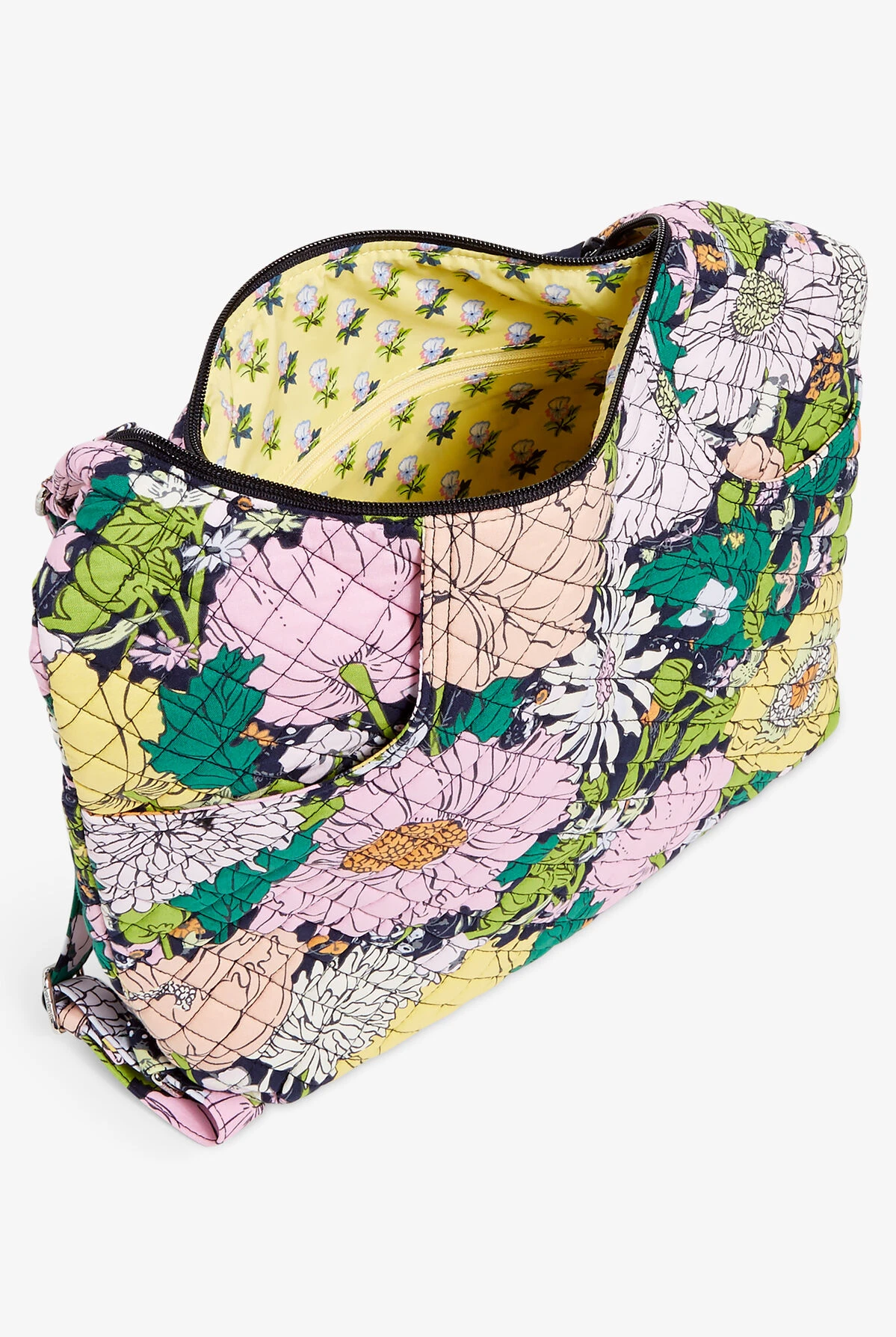 Vera Bradley Recycled Cotton Bloom Boom Women's Convertible Backpack Shoulder Bag 4 Vera Bradley Recycled Cotton Bloom Boom Women's Convertible Backpack Shoulder Bag - Image 2