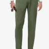 WonderWink Renew Men's 7-Pocket STRETCH Cargo Jogger Scrub Pants -Cherokee Shop W5034 OLIVE 1