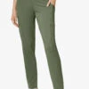 WonderWink Renew Women's 3-Pocket STRETCH High Waist Power Scrub Pants -Cherokee Shop W5134 OLIVE 1