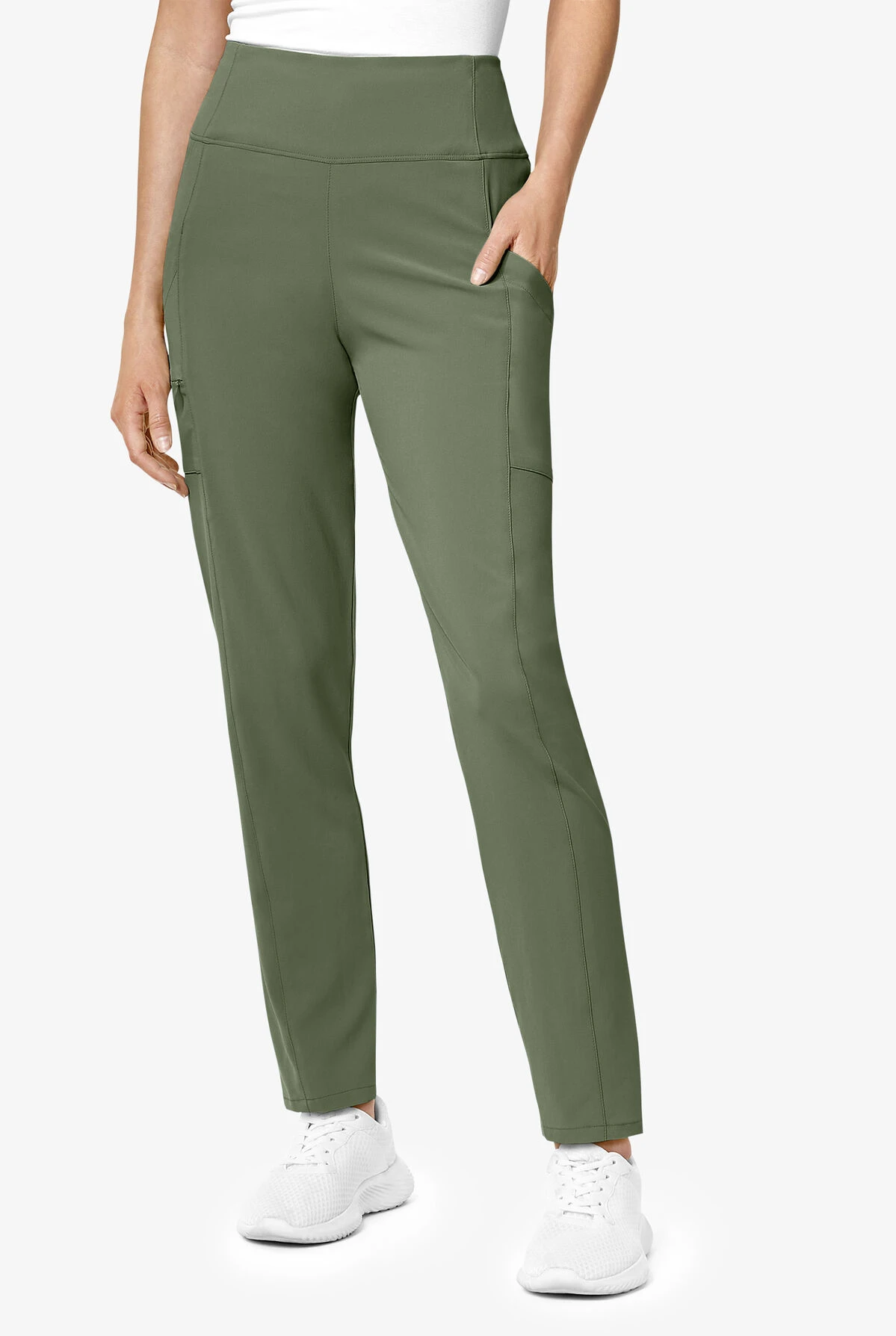 WonderWink Renew Women's 3-Pocket STRETCH High Waist Power Scrub Pants 3 WonderWink Renew Women's 3-Pocket STRETCH High Waist Power Scrub Pants