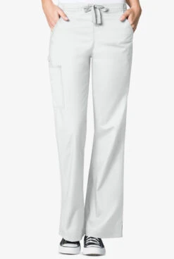 WonderWink WonderFLEX Grace Women's 4-Pocket STRETCH Cargo Scrub Pants - Petite