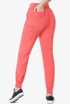 WonderWink Aero Women's 7-Pocket STRETCH Yoga Waistband Cargo Jogger Scrub Pants 5 WonderWink Aero Women's 7-Pocket STRETCH Yoga Waistband Cargo Jogger Scrub Pants -Cherokee Shop W5329 COCRU 4 HV