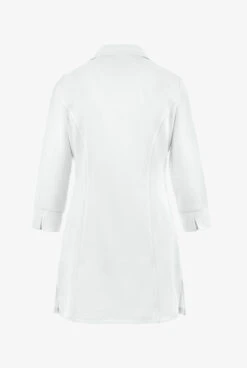 White Cross Marvela Women's 32" 3-Pocket STRETCH 3/4 Sleeve Lab Coat -Cherokee Shop WC2817 WHITE 2