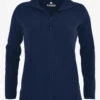 White Cross Women's 2-Pocket Fleece Zip Front Sport Scrub Jacket -Cherokee Shop WC448 NAVY 1