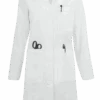 White Swan Meta Women's 37" 6-Pocket Lab Coat -Cherokee Shop WM1964 WHITE 1