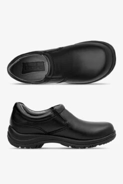 Dansko Men's Wynn Black Slip On Shoes