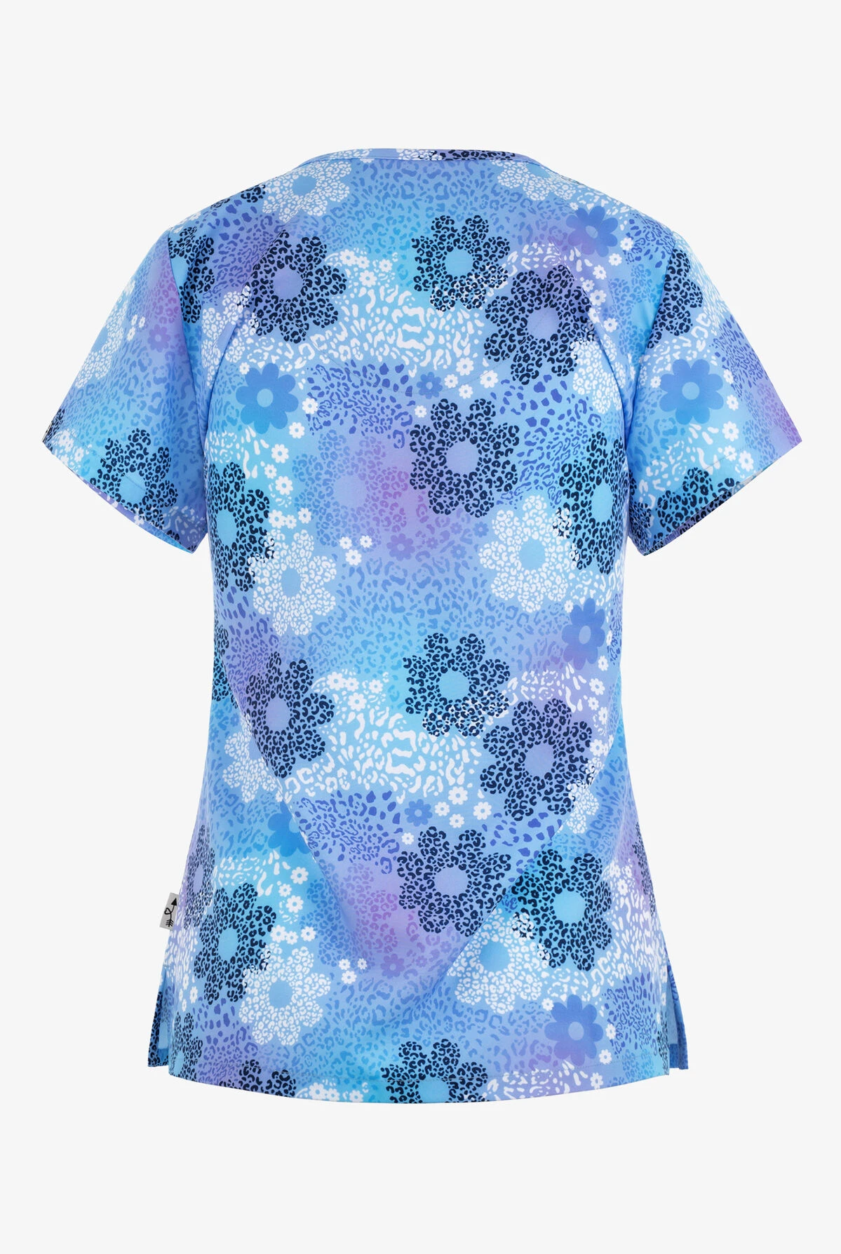 UA Exclusive Zavate Ava Therese Floral Visions Women's 2-Pocket STRETCH V-Neck Print Scrub Top 4 UA Exclusive Zavate Ava Therese Floral Visions Women's 2-Pocket STRETCH V-Neck Print Scrub Top - Image 2