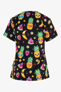 UA Exclusive Zavate Ava Therese Pineapple Fruit Vibes Women's 2-Pocket STRETCH V-Neck Print Top 5 UA Exclusive Zavate Ava Therese Pineapple Fruit Vibes Women's 2-Pocket STRETCH V-Neck Print Top -Cherokee Shop Z1054FRV 2