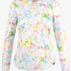 Zavate Ava Therese Brights Tee Tie Dye Women's STRETCH Long Sleeve Knit Underscrub 1 Zavate Ava Therese Brights Tee Tie Dye Women's STRETCH Long Sleeve Knit Underscrub -Cherokee Shop Z1155BRT 1
